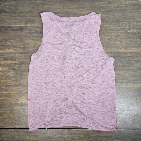 Lululemon Breeze Through Twist Tank Top Pink Rose Blush 6 Pullover Cropped - Picture 4 of 6